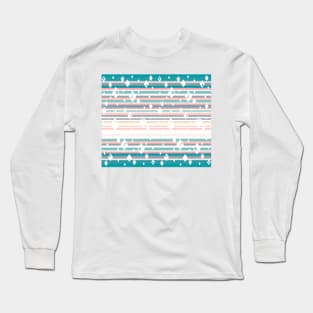 Diamonds and Stripes Long Sleeve T-Shirt